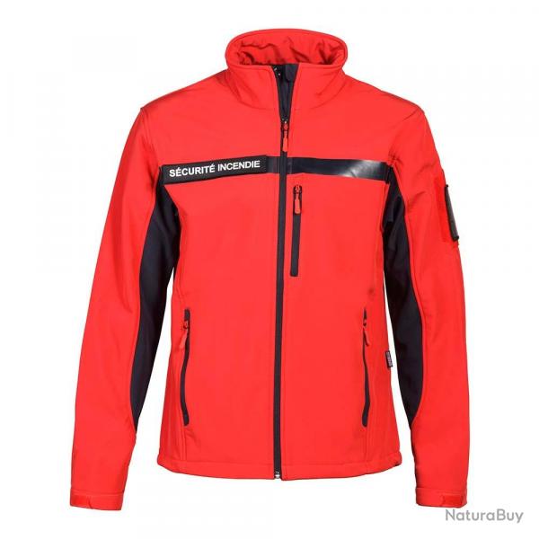 Blouson softshell scurit Incendie 4XL ROUG