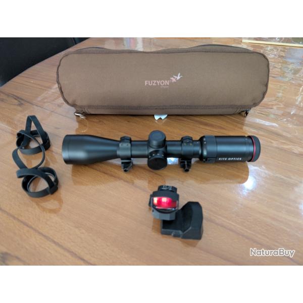 Ensemble Lunette Kite K6 1.6-10x42i HD + Sig Sauer Romeo 3XL + montages Warne QD