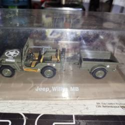 Jeep Willys MB 2em DB au 1/72 Atlas