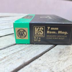 Lot 2 boîte 7RM RWS 162gr