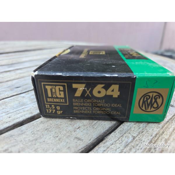 1 boite 7x64 RWS 177 gr