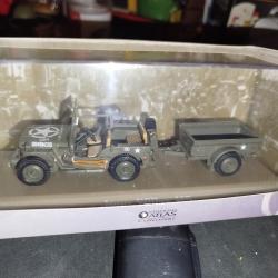 Jeep Willys MB de la 2em DB du G.Leclerc au 1/72 Atlas Collection