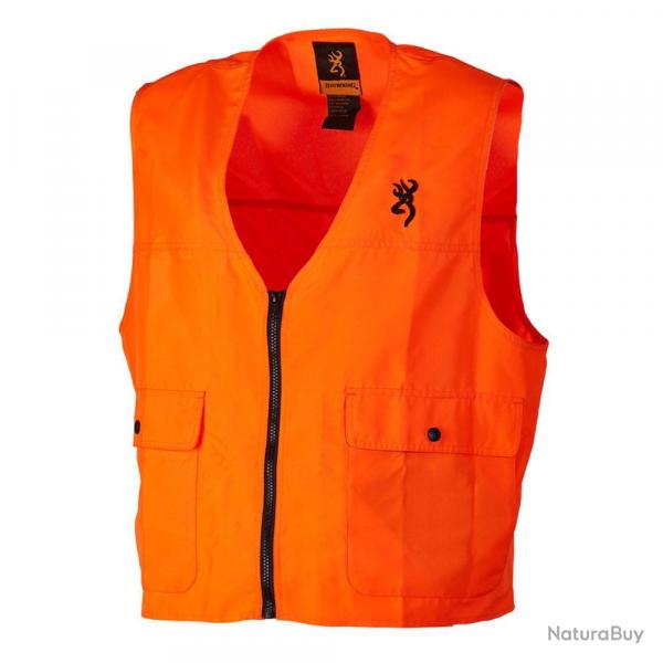 Gilet de Scurit X TREME TRACKER Browning Haute Visibilit Rsistant et Confortable Scurit Optima