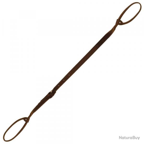 Bretelle Fusil Country Sellerie en Crote de Cuir - Boutons Mtalliques - Confort et Robustesse pour