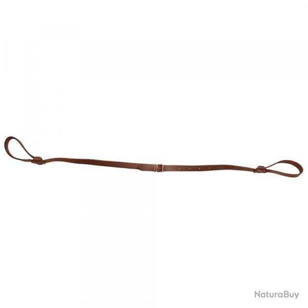 Bretelle Cuir Pleine Fleur Double Lasso Country Sellerie - Robustesse et Confort - Ajustement Optima