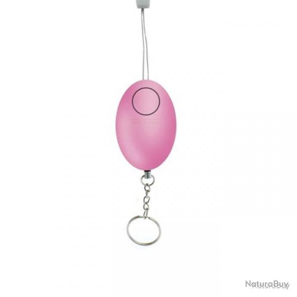 Porte-clefs alarme anti-agression 120 dcibels - rose - LIVRAISON GRATUITE