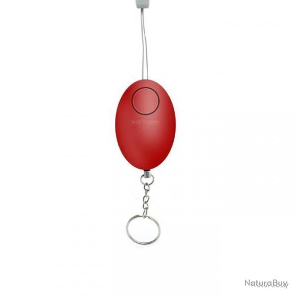 Porte-clefs alarme anti-agression 120 dcibels - rouge - LIVRAISON GRATUITE