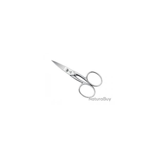 Ciseaux  ongles bancals courbe DUE CIGNI, une lame microdente, 9 cm, nickels.