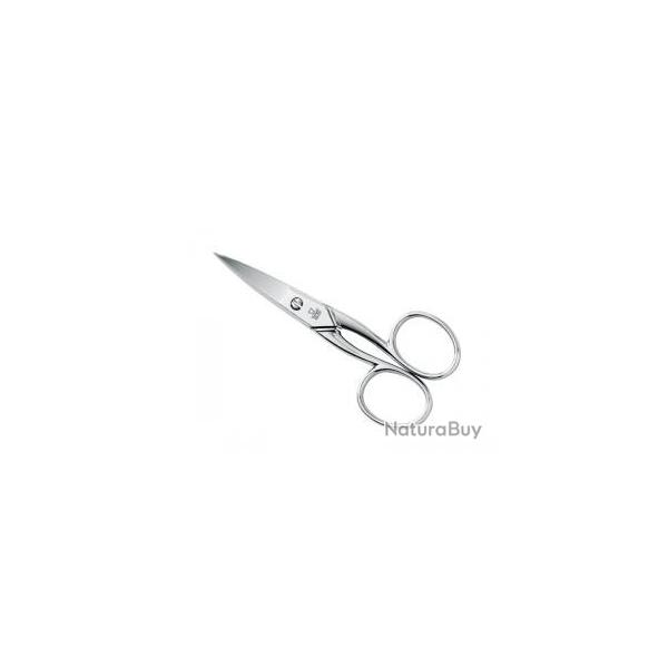 Ciseaux  ongles bancals courbe DUE CIGNI, une lame microdente, 10 cm, nickels