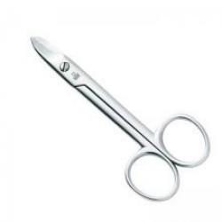 Ciseaux pédicure DUE CIGNI, 10 cm, courbes inox.