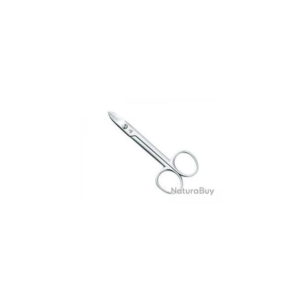 Ciseaux pdicure DUE CIGNI, 10 cm, courbes inox.