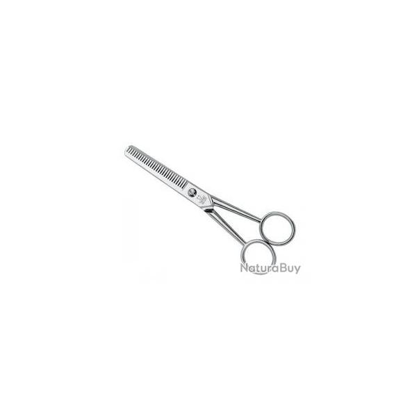 Ciseaux  effiler DUE CIGNI, 2 lames  29 dents, 16 cm, nickels.