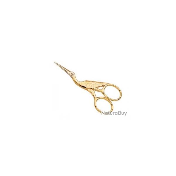 Ciseaux broder cigogne  HB , 9 cm, dors.