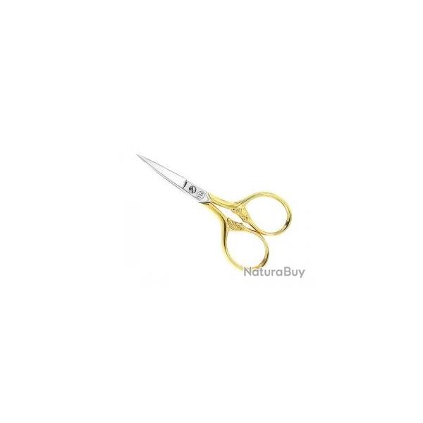 Ciseaux broder fleurs  HB , 9 cm, dors.