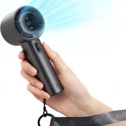 Mini Ventilateur Turbo Réglable en Vitesse(de 1 à 100),Batterie de 5000mAh avec Corps en Métal