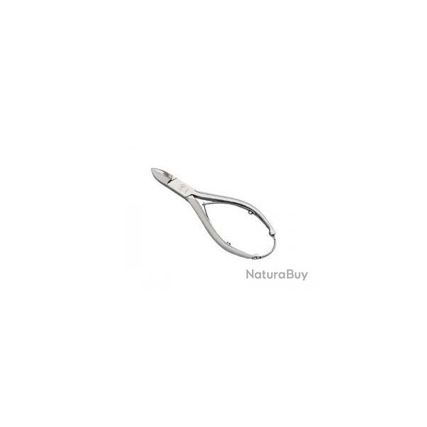 Pince HB  ongles  amricaine 12 cm, acier franais inox, mors concaves