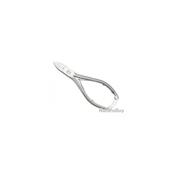 Pince HB  ongles incarns 15 cm, acier franais inox, mors droits, branches quadrilles