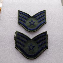 Lot de grades armée us usaf STAFF SERGEANT kaki original