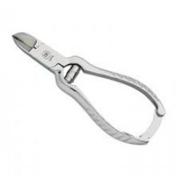 Pince HB à ongles sécateur 12 cm, acier français inox, mors concaves