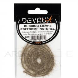 Dubbing de Lièvre DEVAUX préformé naturel