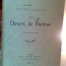 Le desert de Bievres par Georges Duhamel -  Paris mercure de France -