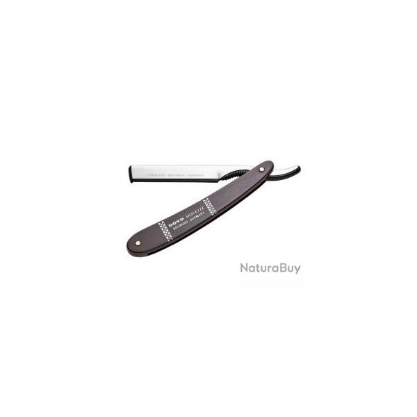 Shavette  dovo aluminium gris, manche bne, livre avec une lame interchangeable