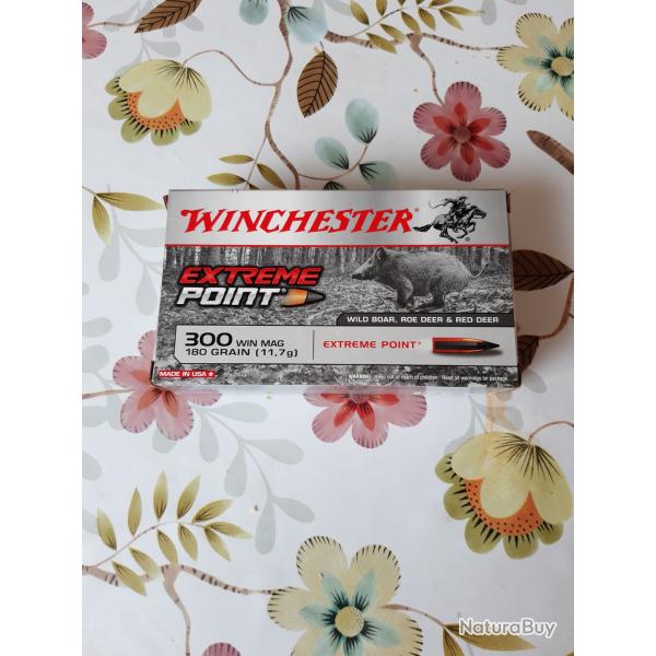 Calibre 300 Winchester  Extreme Point  Win Mag 180 Grain (11,7 g)