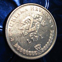 Croatie  piece de 2 lipe 1997 superbe