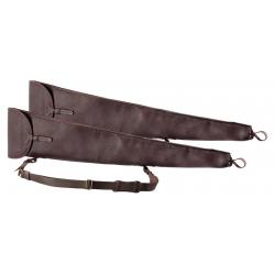 Fourreau fusil double Country Sellerie en Cuir - 122 cm