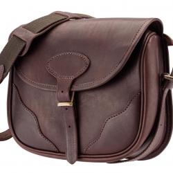 Sac cartouchière cuir pleine fleur Country Sellerie