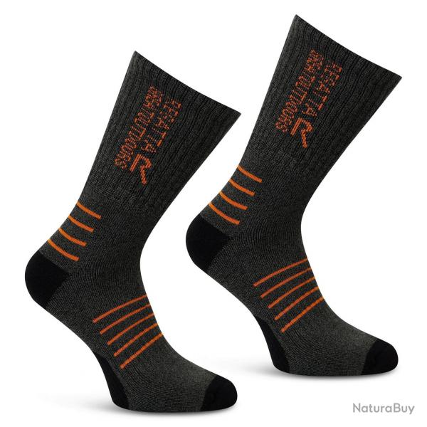 Chaussette de Randonne en Bambou Regatta "Bamboo Sock 2 Pack" 43 - 47 Kaki