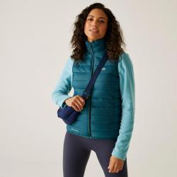 Doudoune Sans Manche de Randonnée Regatta "Women Marizion B/W" 40 Bleu Vert
