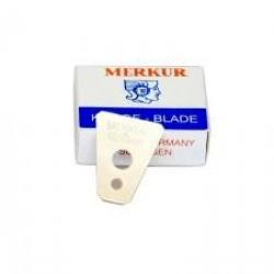 Paquet Merkur 10 lames pour rasoir moustache.