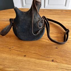 Gourde française ww1 modèle 1877, 1 litre, chasseur à pied, poilu, 14/18 ,grande guerre.