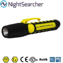 Lampe stylo Nightsearcher SIGMA PL 67 Lumens - ATEX Zone 0 - Utilise 2 x AAA (alcalines)