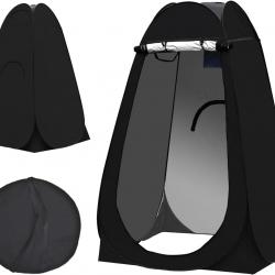 Tente de Toilette Pop Up Camping Anti-UV, Tente de Douche Portable pour Plage Pêche Randonnée Bain L