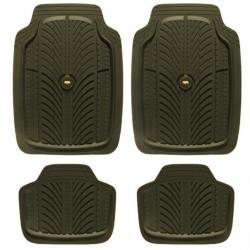 TAPIS VOITURE PVC TREAD KAKI COMPLET - HV DVPT