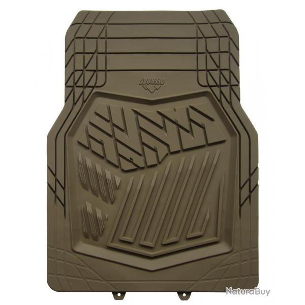 TAPIS VOITURE AVANT X2 OFF ROAD - CAMEL - HV DVPT