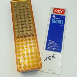 LOT 55 MUNITIONS CCI CALIBRE 22TARGET SHORT