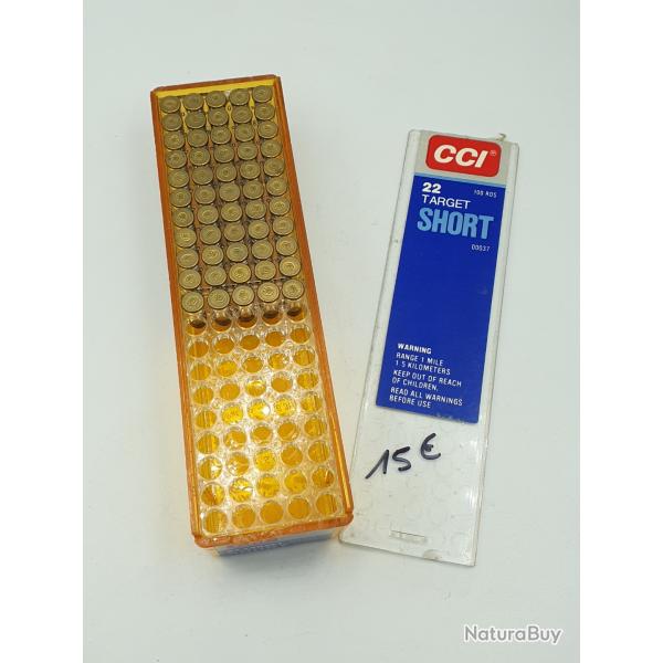 LOT 55 MUNITIONS CCI CALIBRE 22TARGET SHORT