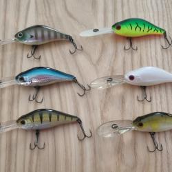 Lot leurres durs zip b-switcher 4.0