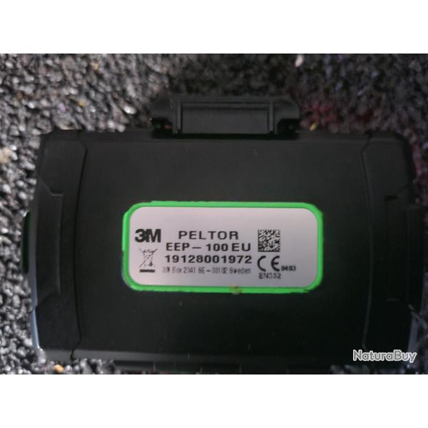 Bouchons anti-bruit 3M Peltor EEP-100 EU - Vert