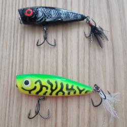 Lot leurres durs flottants salmo