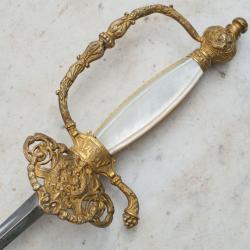 épée fonctionnaire administration ayant appartenu à Hugues COCHET de La MOTTE 1804 1874 SCN24EPE001