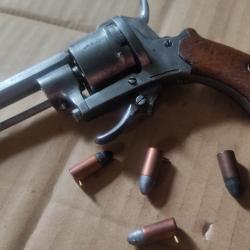 Revolver à broche Liégeois type Lefaucheux calibre 7mm