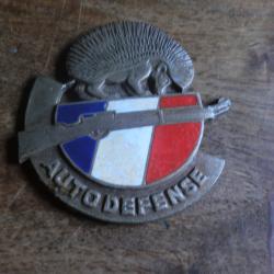 insigne groupe auto défense guerre d' algérie  N° 01318  / drago paris