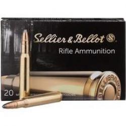 Cartouche Sellier & Bellot calibre 7MM REM MAG SPCE 173grs 11.2g x20