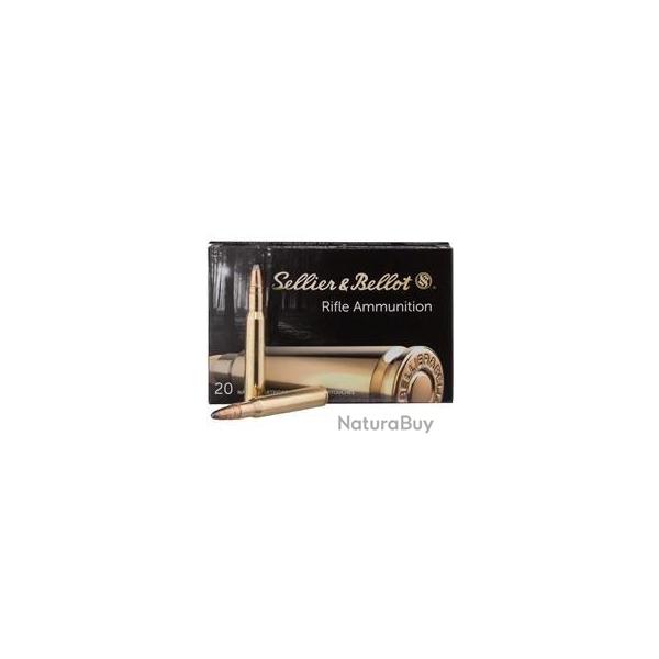 Cartouche Sellier & Bellot calibre 7MM REM MAG SPCE 173grs 11.2g x20