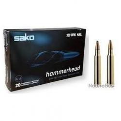 Cartouche SAKO calibre 300win mag 220grs HAMMERHEAD x20