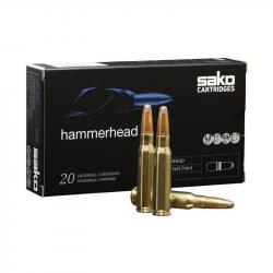Cartouche SAKO 7mm Remington Magnum Hammerhead SP 170grs 11gx20